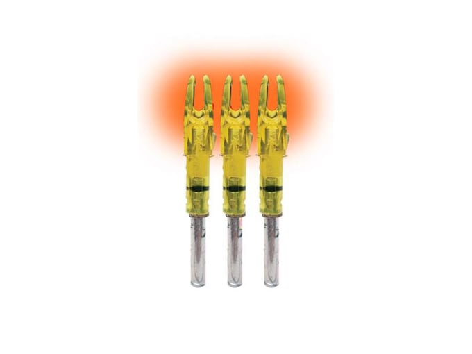 Lumenok Signature Lighted Arrow Nock Orange 3PK