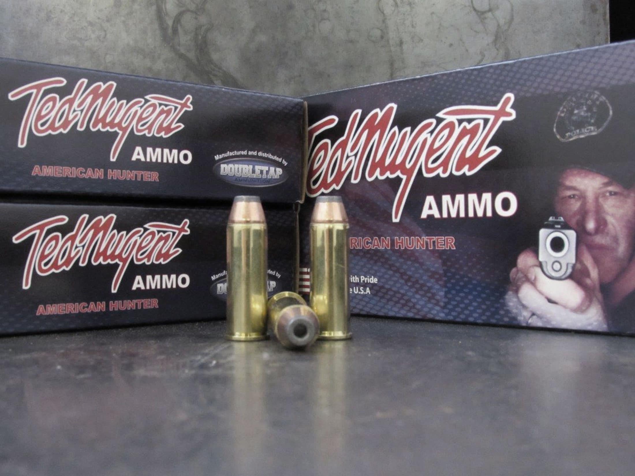 DoubleTap Ted Nugent 44 Remington Mag Ammo 180 Grain Sierra Jacketed