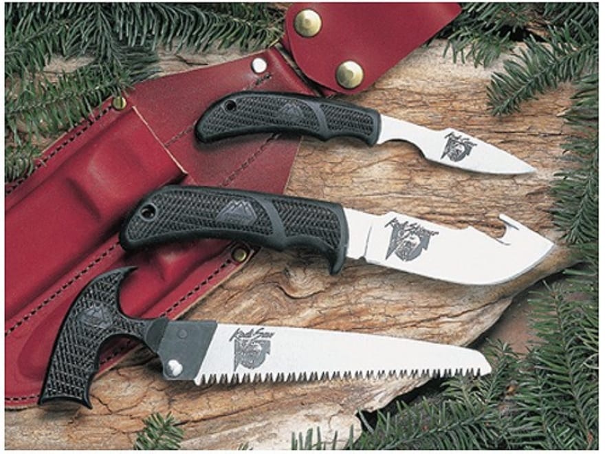 Outdoor Edge KodiPak Kodi-Caper Fixed Blade Hunting Knife,
