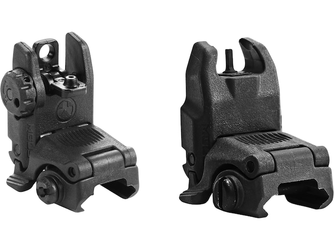 Magpul MBUS Gen 2 Flip-Up Front and Rear Sight Set AR-15 Polymer Black