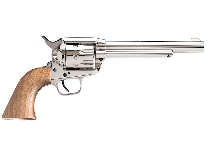 EAA Bounty Hunter 357 Magnum Revolver 4.5″ Nickel Barrel 6 Round Walnut Grip