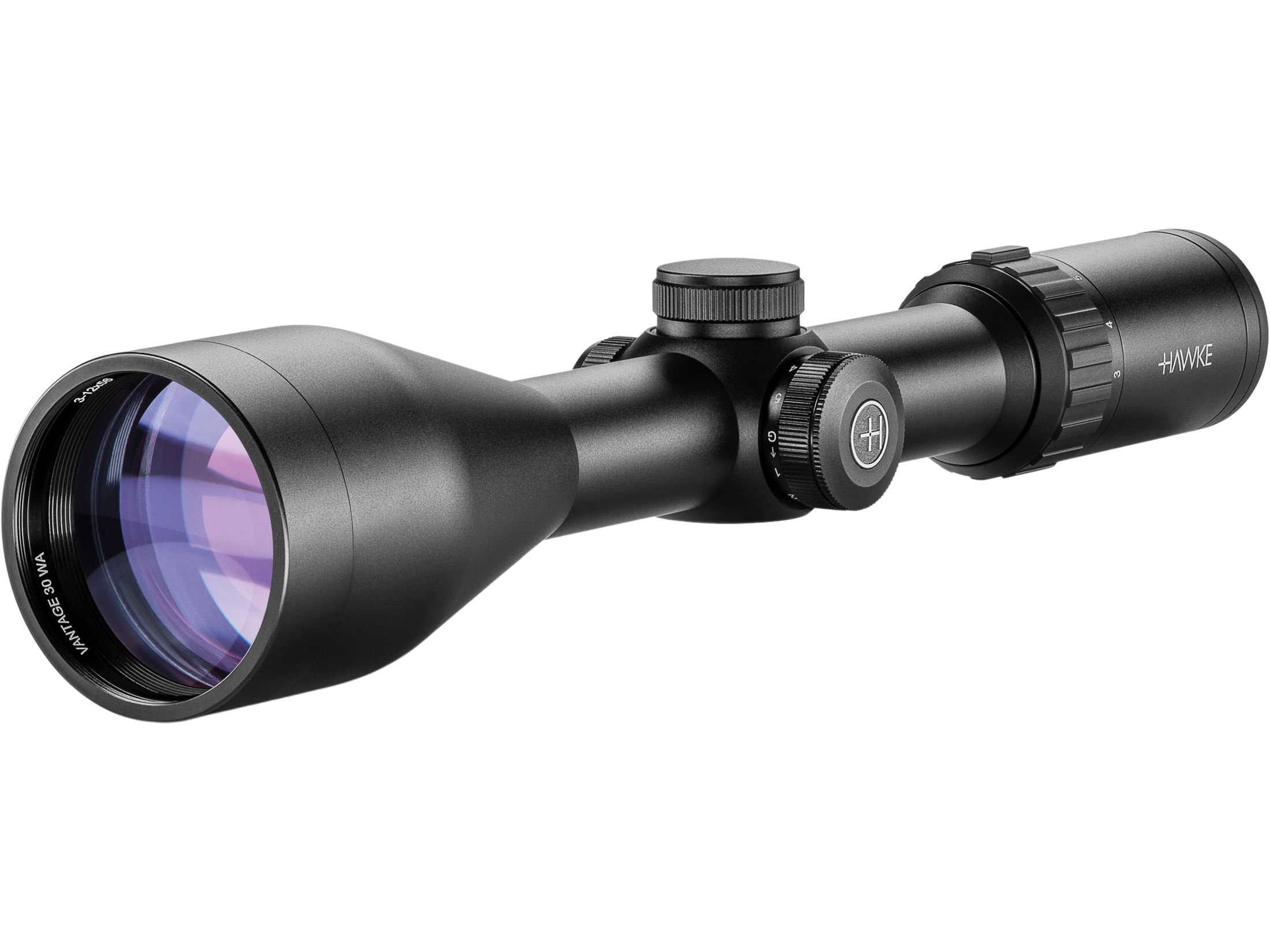 Hawke Sport Optics Vantage 30 WA IR Rifle Scope 3-12x 56mm Illuminated Fiber Dot Reticle Matte Black
