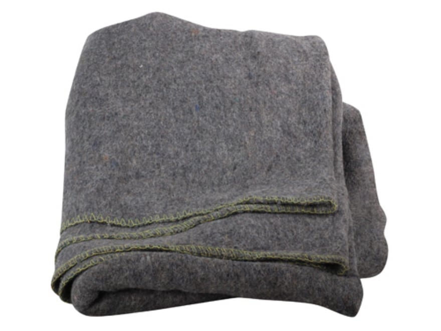Military Surplus Polish Blanket Wool Grade 1 Gray