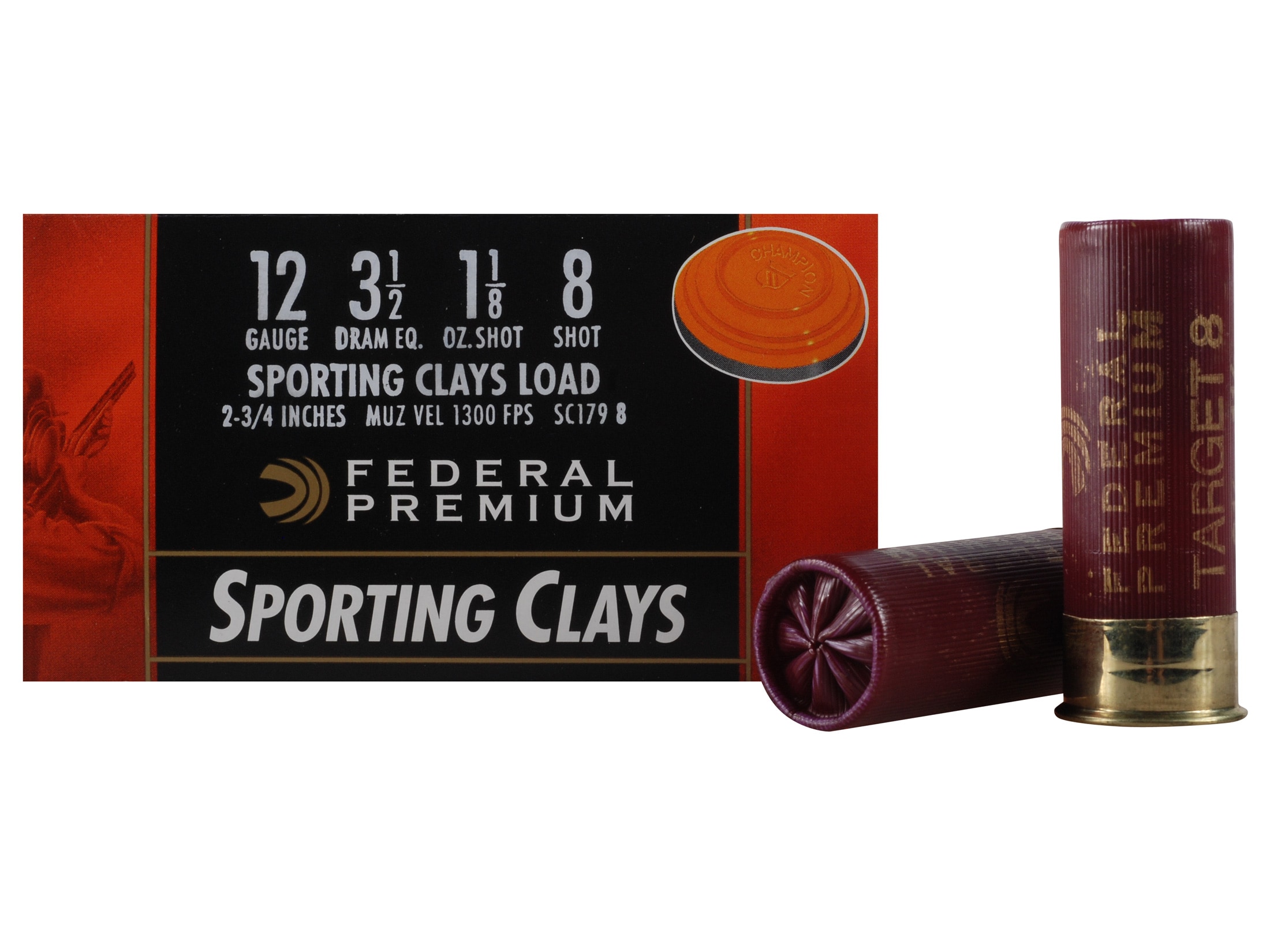 Federal Premium Gold Medal Sporting Clays Ammo 12 Ga 23/4 11/8oz 8