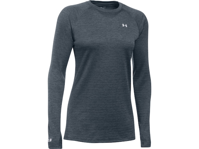 Under Armour Women's UA Base 3.0 Crew Base Layer Shirt Long Sleeve Polyester