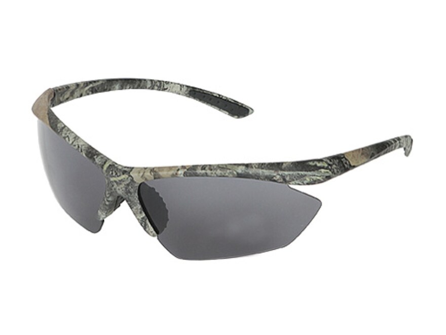 Allen Shooting Glasses Mossy Oak Break-Up Camo Frame Smoke Lens