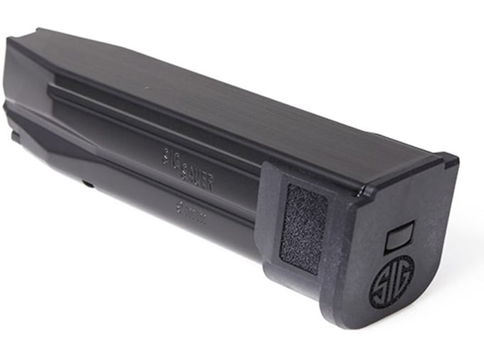 Sig Sauer P320, M17, P250 Full Size Magazine 9mm 21-Round Steel Black