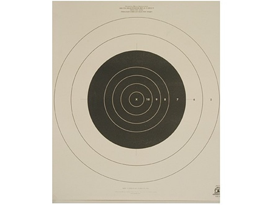 nra official high power rifle targets mr 52 200 yard slow fire paper