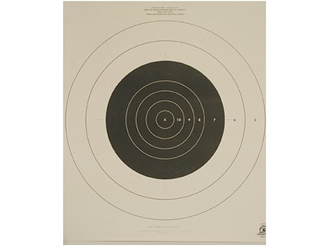 nra official high power rifle targets mr 52 200 yard slow fire paper