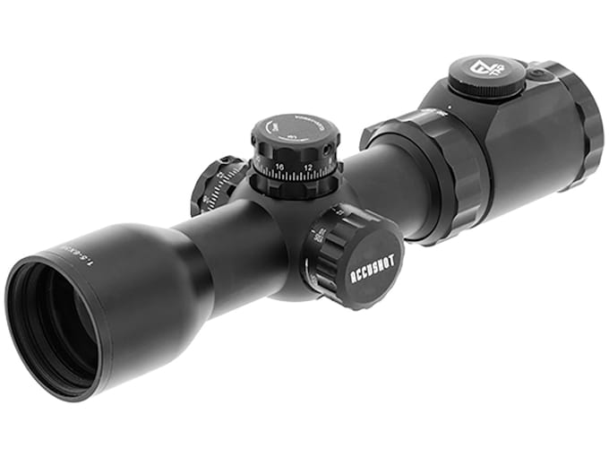 Leapers UTG OP3 Crossbow Scope 30mm Tube 1.5-6x 36mm Adjustable Objective Illuminated 130 Hunter BDC Reticle Matte