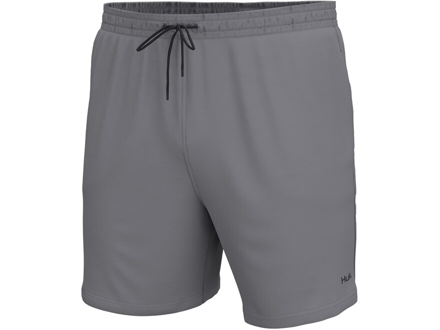 Huk Men's Lined Volley Shorts Night Owl Large