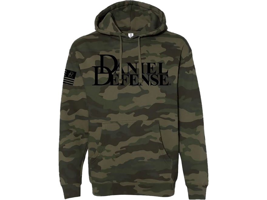 Daniel Defense Men's Logo Hoodie Camo Large