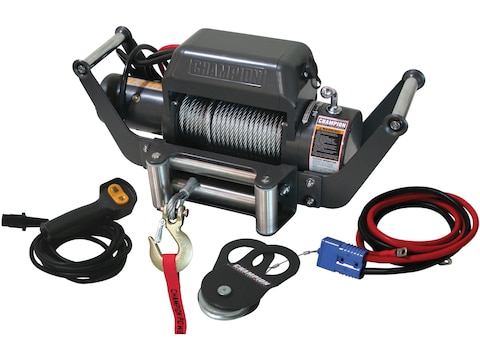 Champion 10000 lb Winch Kit 85' Galvanized Super Duty Cable