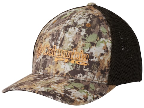 Columbia PHG Camo Mesh Ball Cap Timberwolf Digital Oak Camo Large/XL