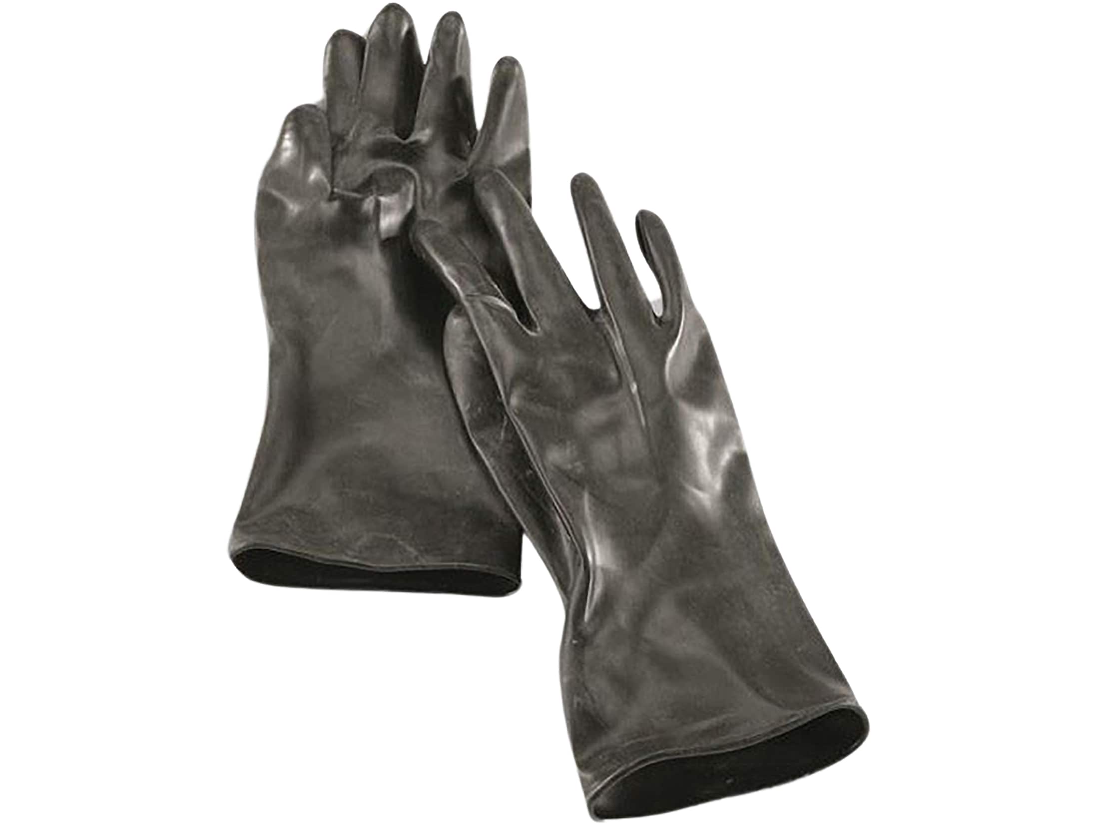 Military Surplus Belgian Rubber Gloves Grade 1 Black XL