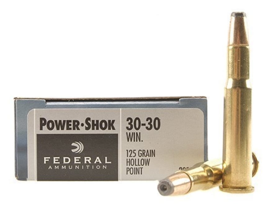 Federal Power-Shok 30-30 Winchester Ammo 125 Grain Jacketed