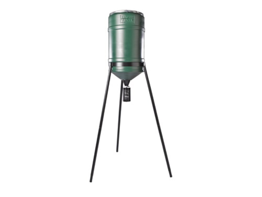 On Time Lifetime 200 lb Tripod Game Feeder Combo
