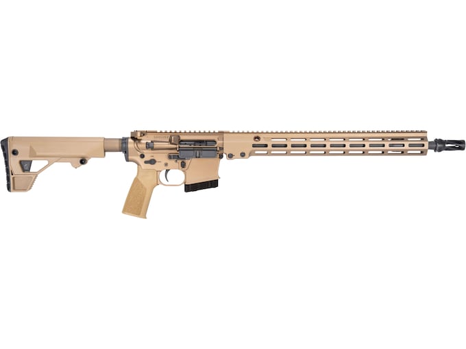 Geissele GFR Maritime Recce Semi Automatic Rifle 6mm Advanced Rifle Cartridge (6mm ARC) 18" Black Threaded Barrel Desert Dirt Frame Desert Dirt Pistol Grip