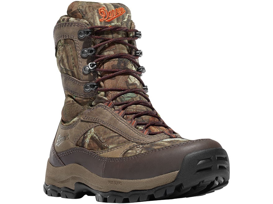Danner High Ground 8 Waterproof Hunting Boots Leather Nylon Mossy Oak