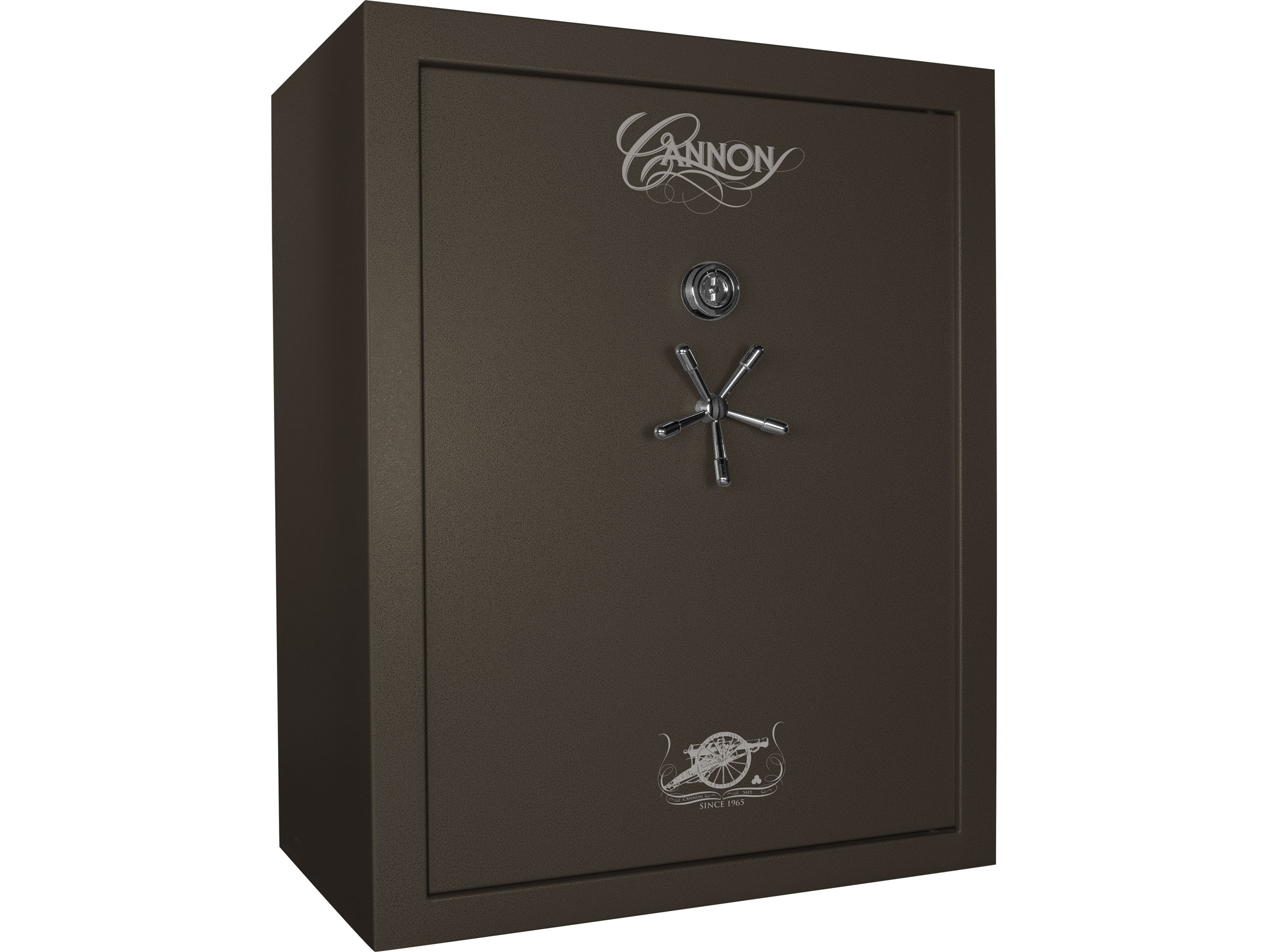 Cannon 1965 Series FireResistant 72 Gun Safe Hammertone Charcoal Gray