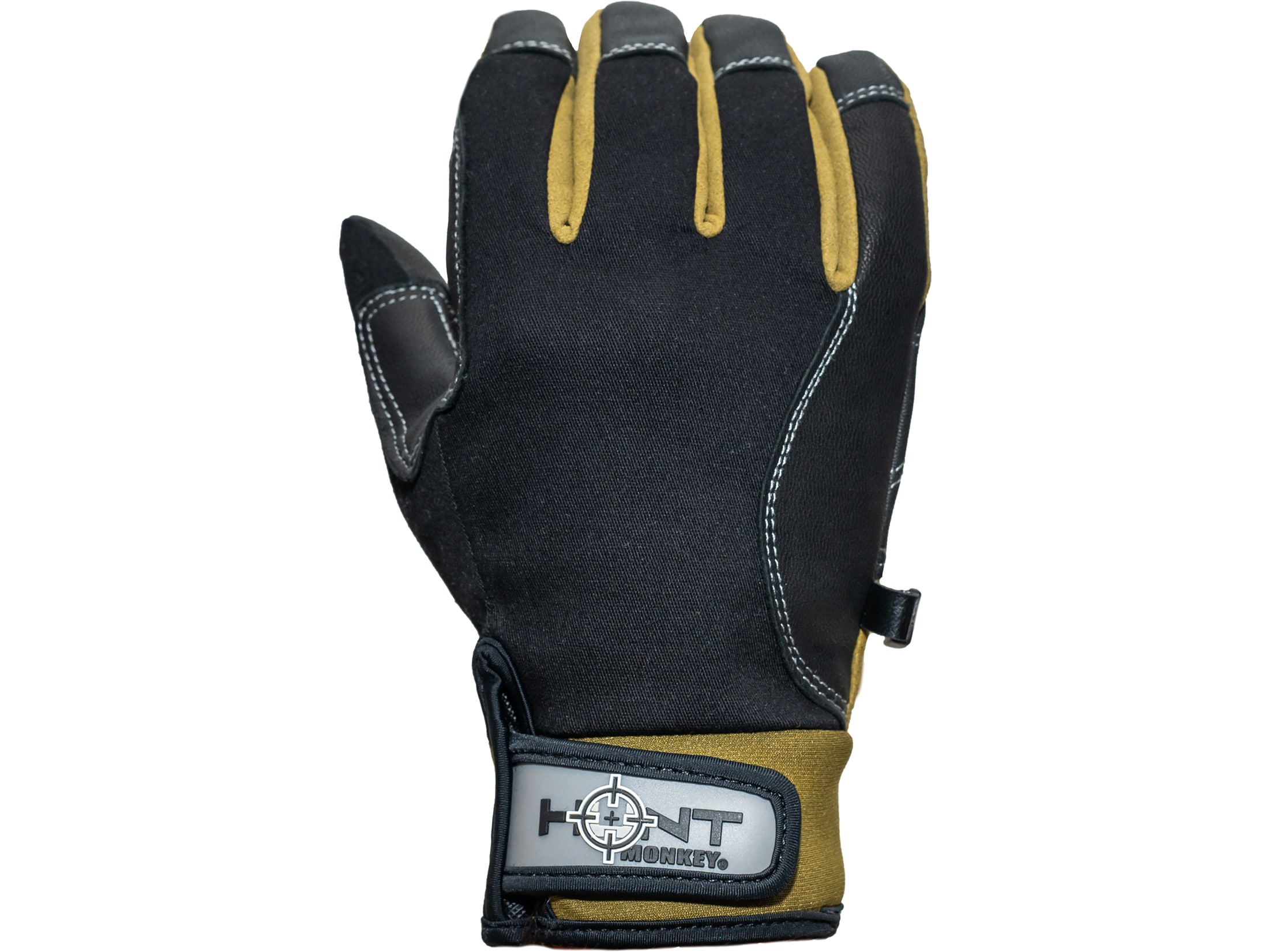 Hunt Monkey Men's Upland Fieldmaster Hunting Gloves Black/Tan Large