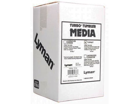 Lyman Turbo Brass Cleaning Media Treated Tufnut (Walnut) Box