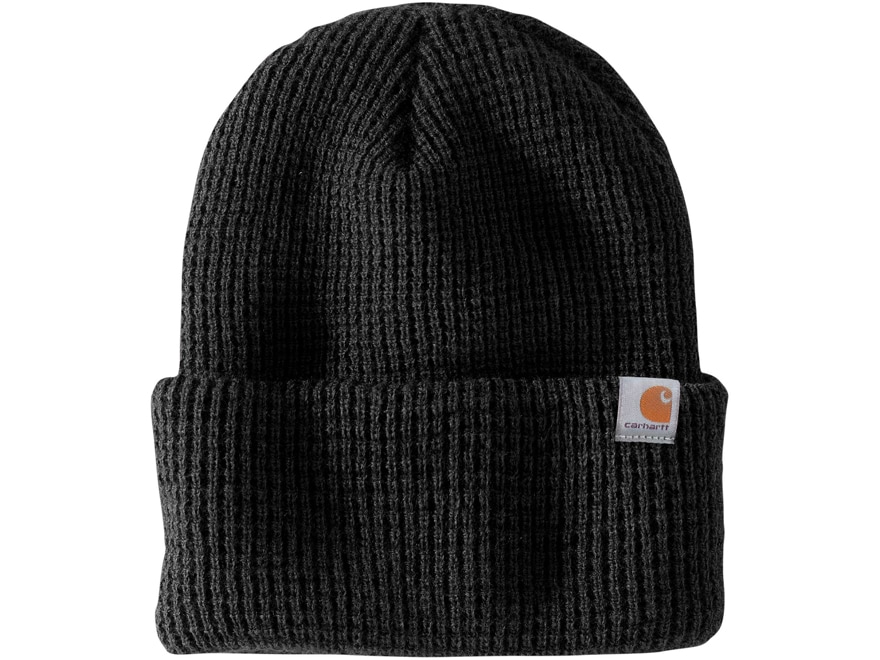 Carhartt Mens Knit Insulated Waffle Beanie Black