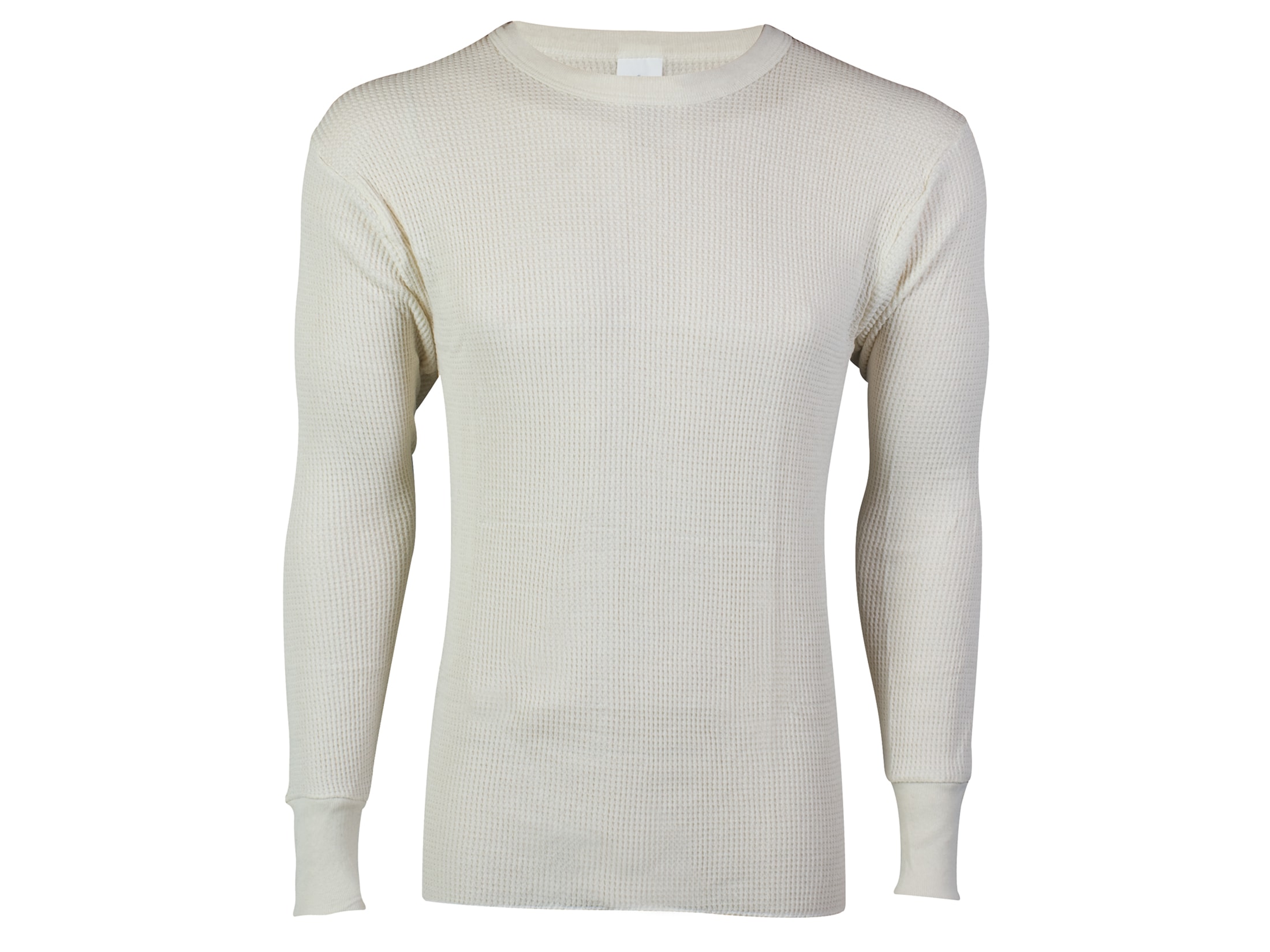 Indera Men's Maximum Weight Thermal Shirt Long Sleeve Cotton Polyester