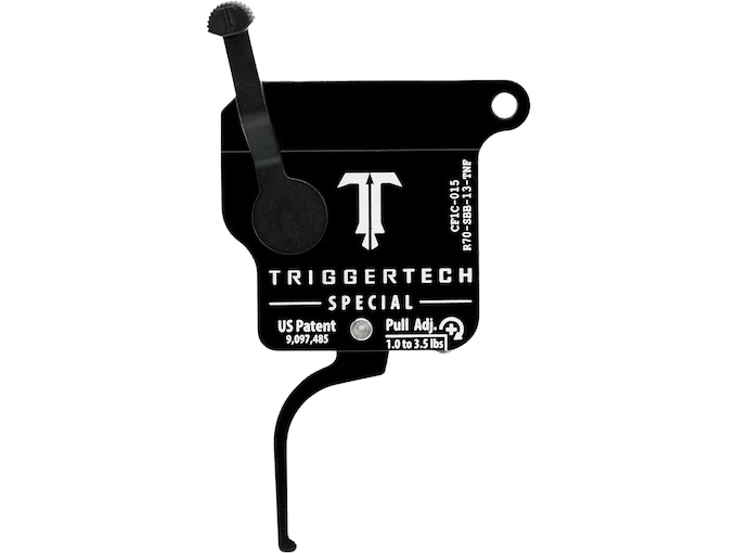 TriggerTech Special Trigger Flat Bow Remington 700 Clones Single Stage with Safety Black