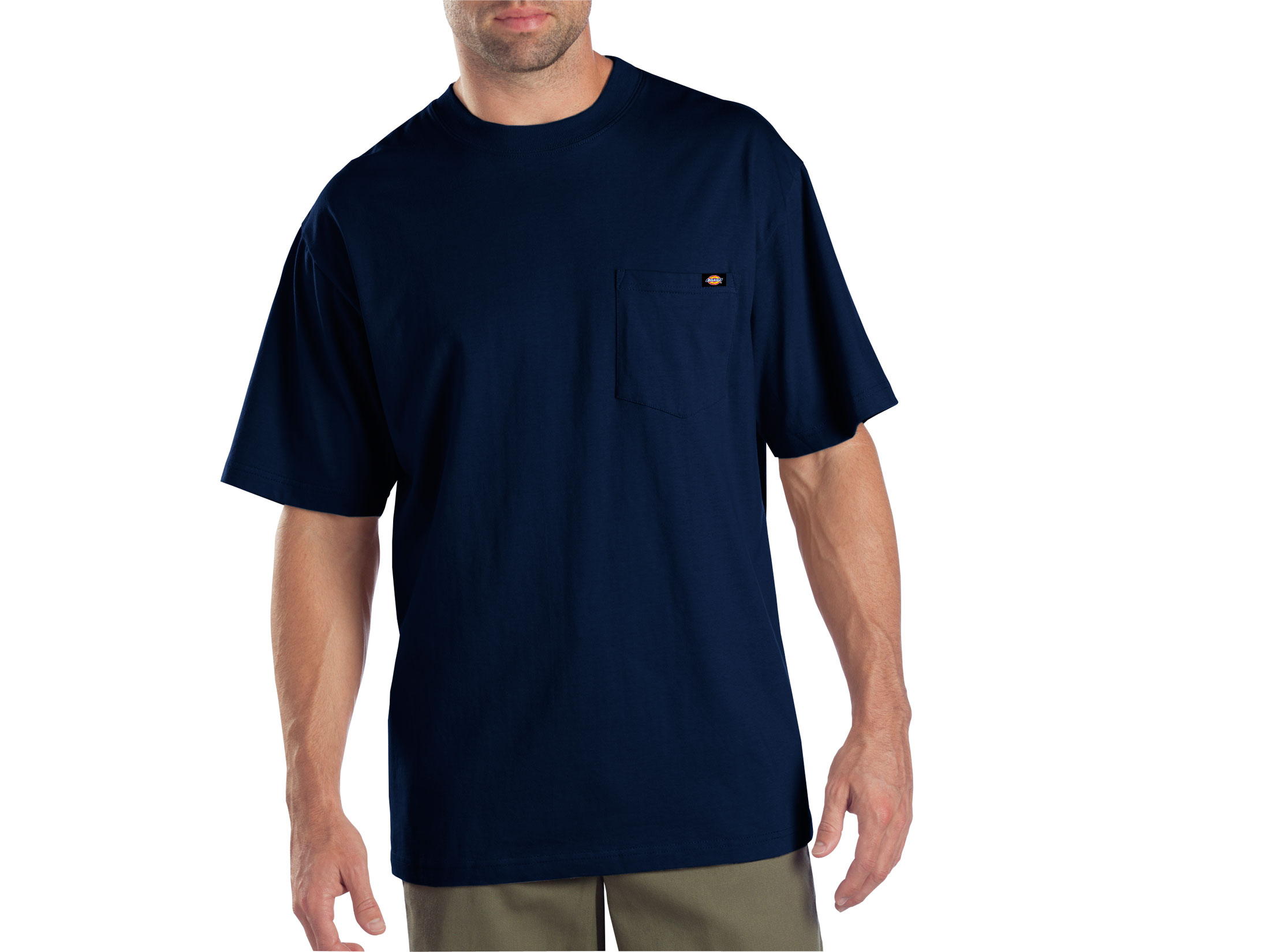 Dickies Men's T-Shirt Short Sleeve Cotton White XL 2PK