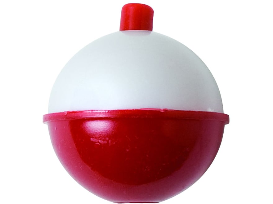Eagle Claw Snap-On Round Floats 1-1/2 Red/White
