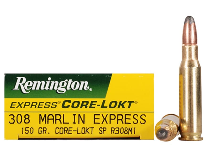 Remington Core-Lokt Ammo 308 Marlin Core-Lokt 150 Grain Core-Lokt Soft.