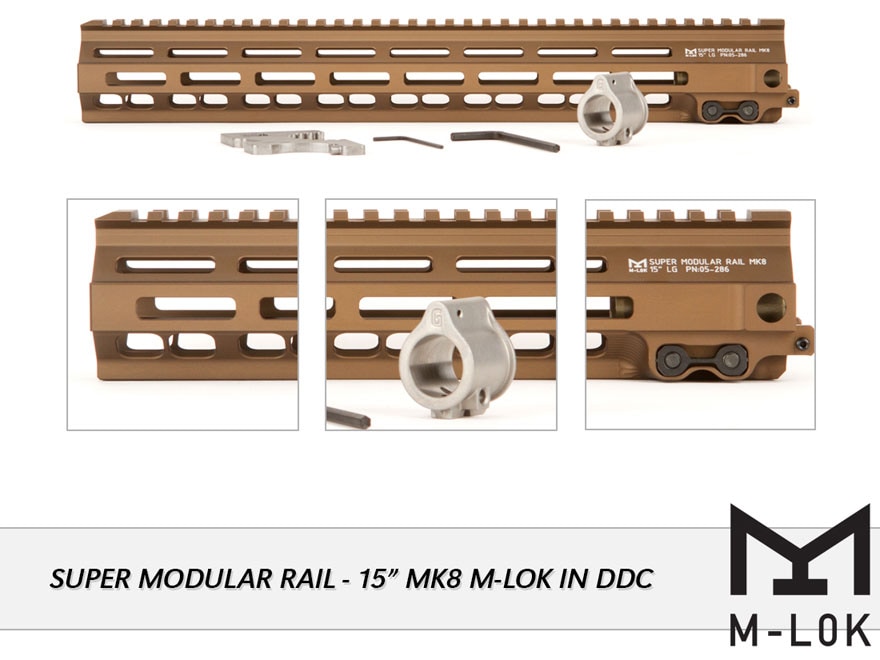 Geissele Super Modular MK8 AR-15 M-LOK Handguard