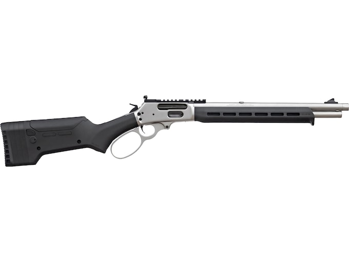 Marlin 1895 Trapper Magpul Tactical Lever Action Rifle 45-70 Government 16.17" Stainless Threaded Barrel Stainless Frame Black Field Stock