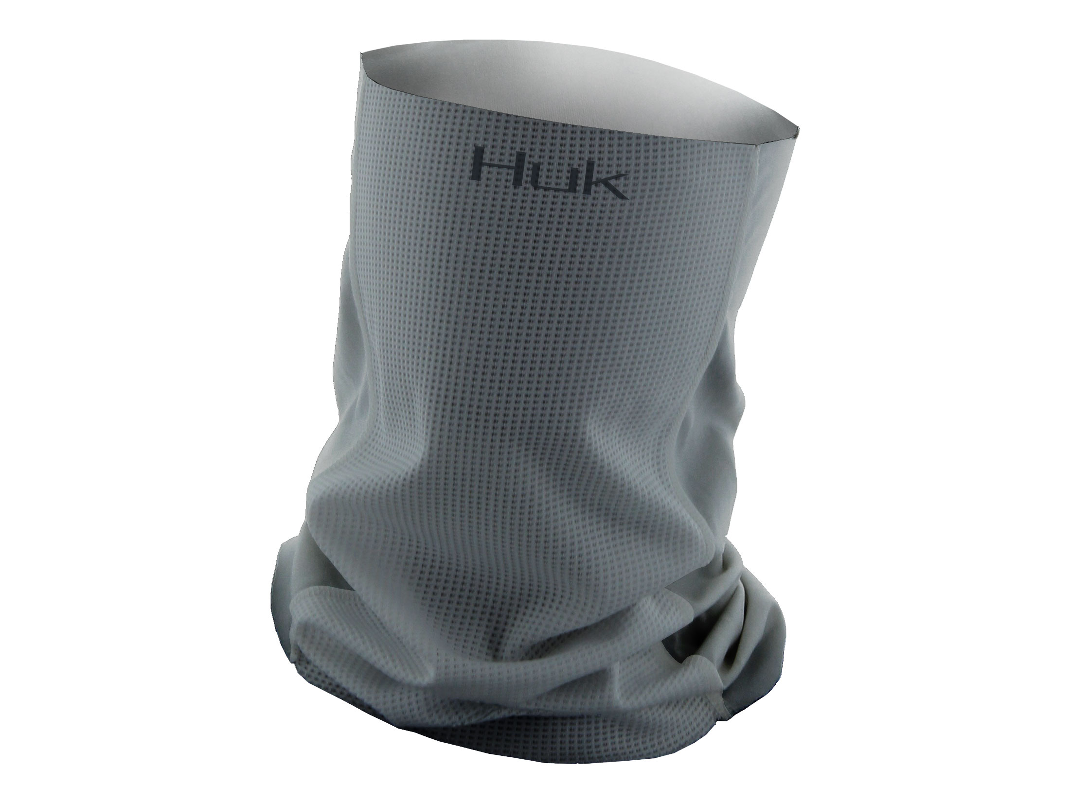 Huk Neck Gaiter Polyester Spandex Gray One Size Fits All