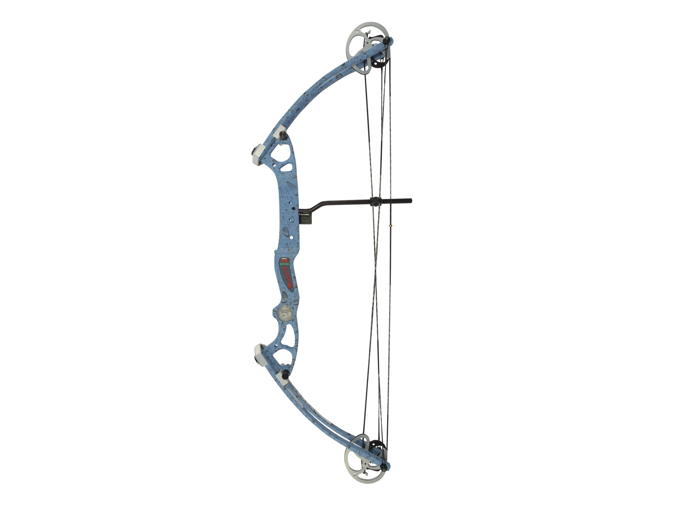 Alpine Mako Bowfishing Compound Bow 3050 lb Right Hand Blue