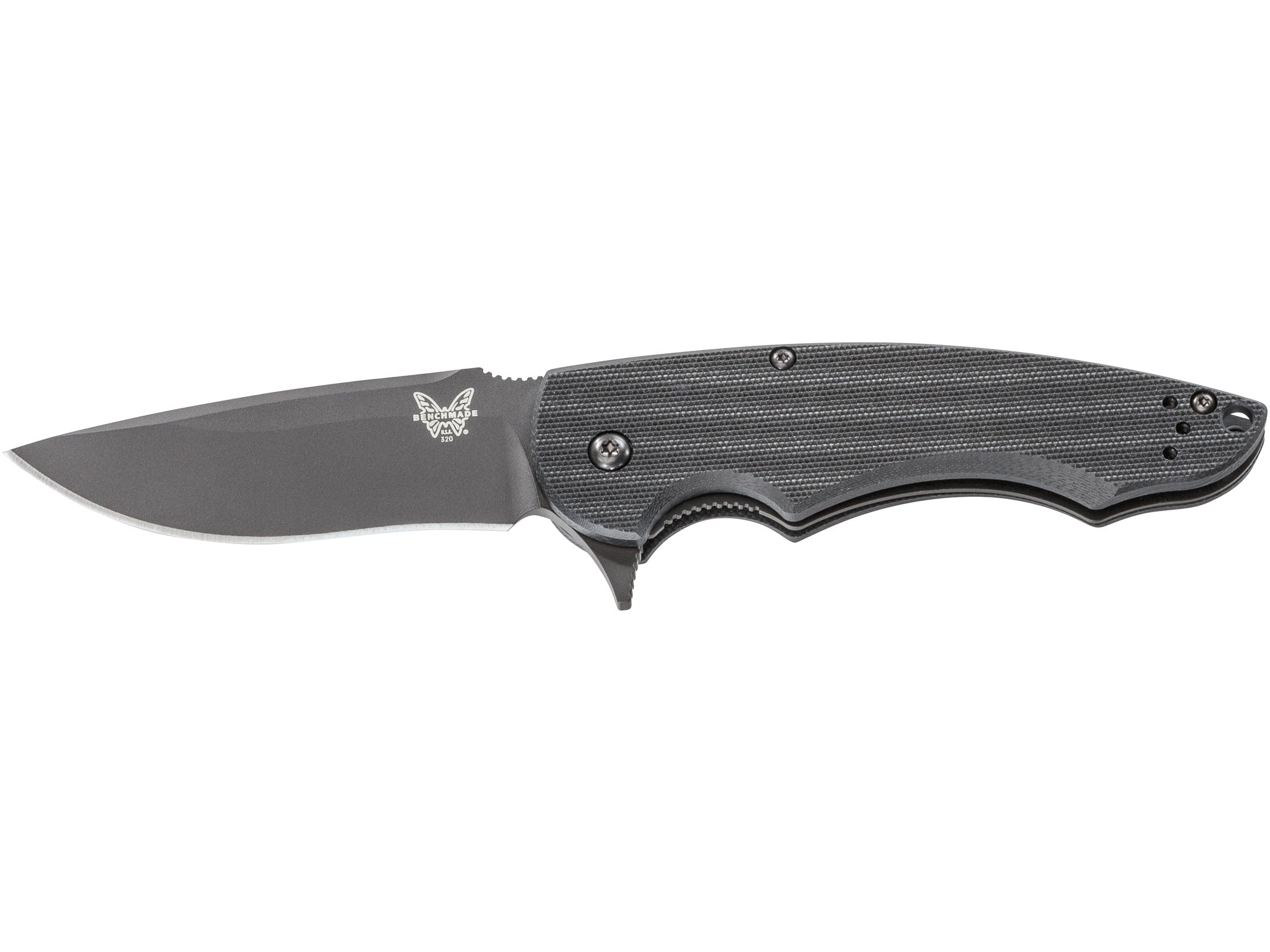2A5842■BENCHMADE 154CM 320 PRECINCT FLIPPER ベンチメイド 折り畳みナイフ Benchmade 320 Precinct Folding Pocket Knife 3.30 Drop Point