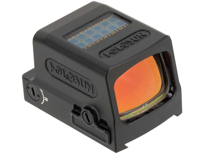 Holosun HE509-X2 Elite Reflex Red Dot Sight 1x Selectable Red ACSS VULCAN Reticle Solar/Battery Powered RMR Mounting Plate Matte Black