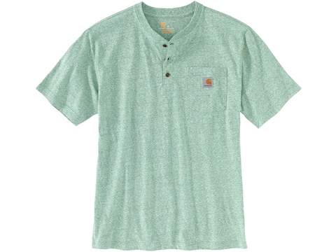 Carhartt Men's Workwear Pocket Henley Short Sleeve T-Shirt Cotton