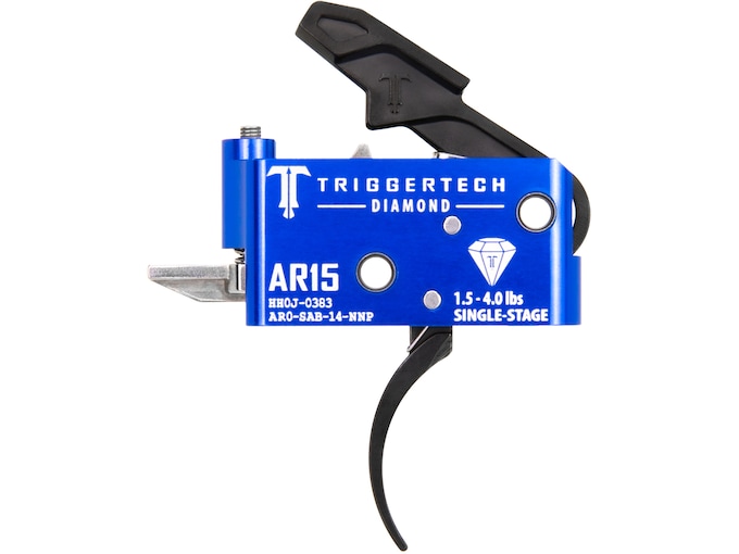 TriggerTech AR Diamond Pro AR-15, AR-10 Single Stage Trigger Black