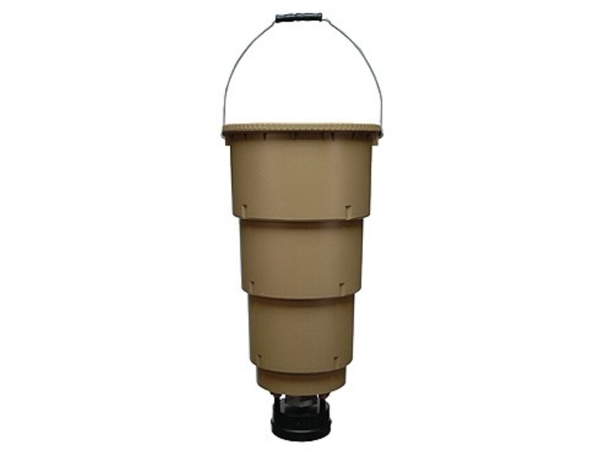 Moultrie AllInOne Hanging Game Feeder 5 Gallon Polymer Brown