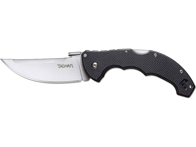 Cold Steel Talwar Pocket Knife 4″ Upswept CPM S35VN Satin Blade G-10 Handle Black