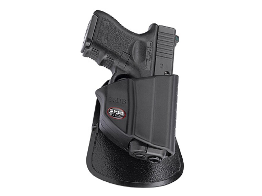 Fobus Thumb Lever Level 2 Roto-Paddle Belt Holster Ambidextrous Glock