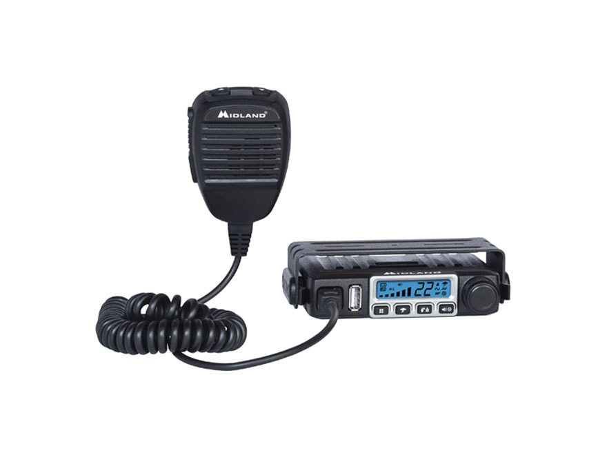 Midland MXT115 MICROMOBILE GMRS 2Way Radio NOAA Combo Black
