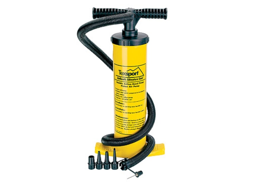 texsport double action hand pump for air mattress