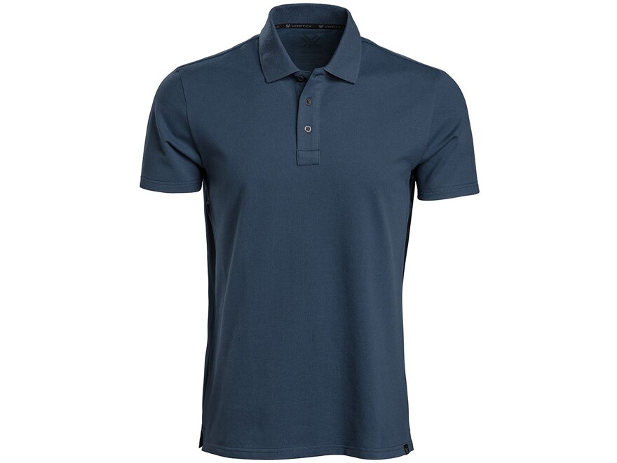 Vortex Optics Men's Polo Shirt Short Sleeve Cotton/Poly Navy XL