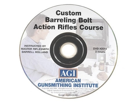 American Gunsmithing Institute (AGI) Video "Custom Barreling Bolt Action Rifles" DVD