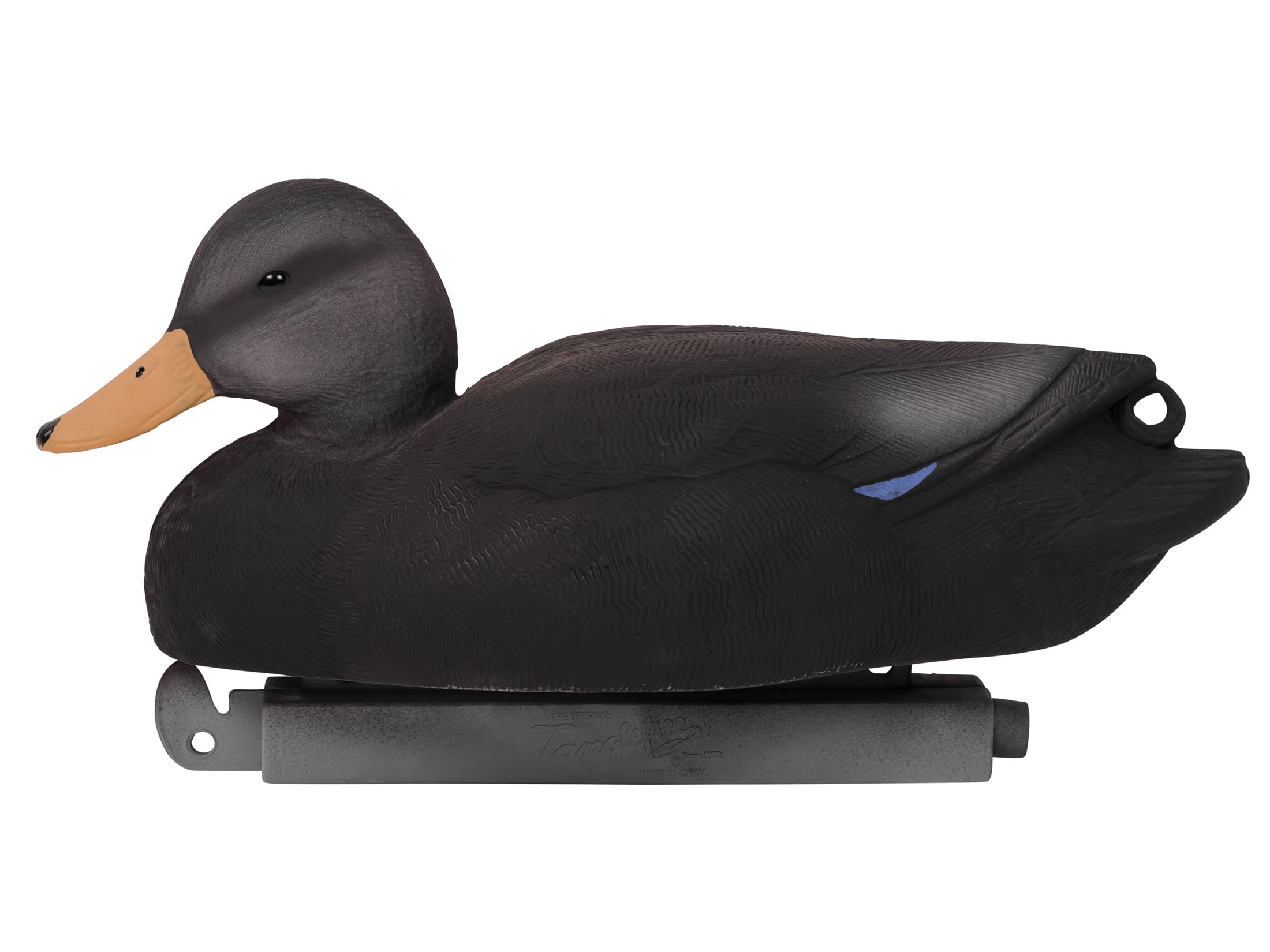 Tanglefree Pro Series Duck Decoy Weighted Keel Black Duck Duck Decoy