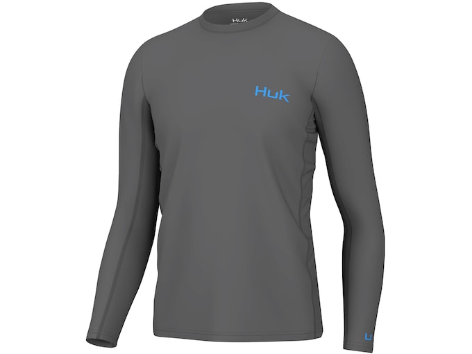 Huk Men's Icon X Long Sleeve Shirt Volcanic Ash 2XL