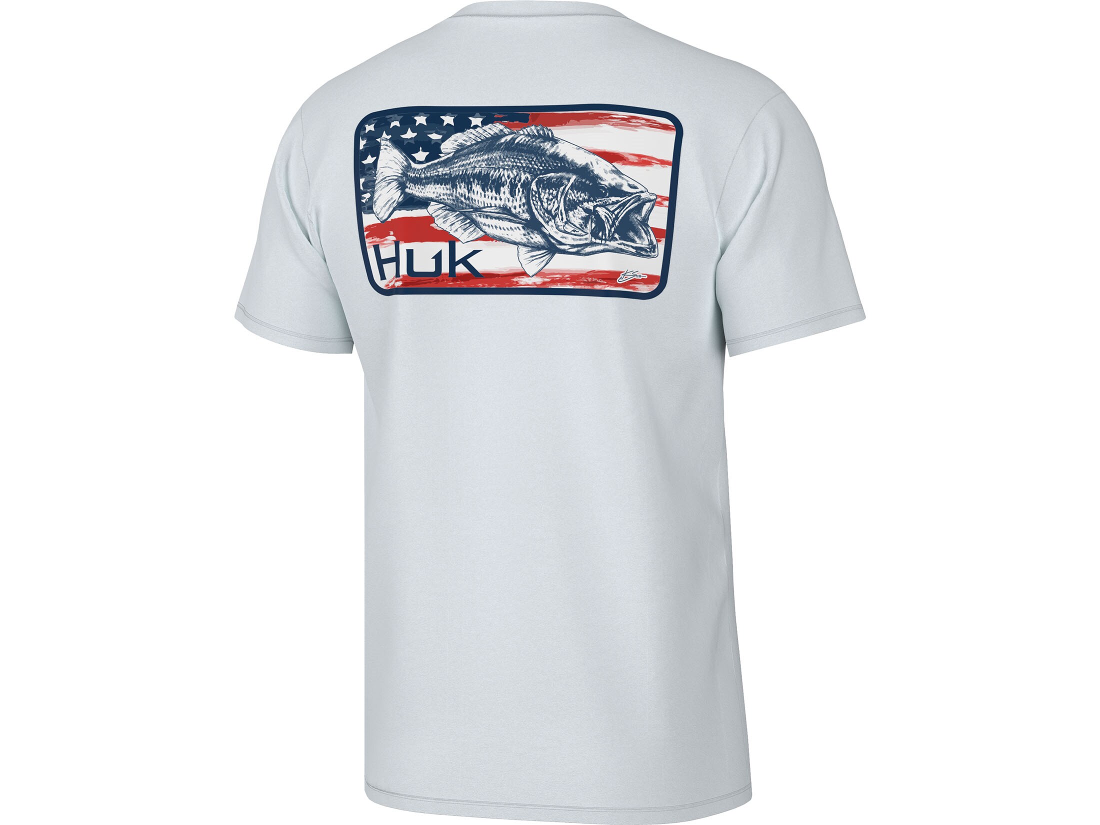 Huk Men's KC Painted Stripes T-Shirt White 2XL